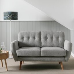 Habitat Finney Fabric 2 Seater Sofa in a Box - Grey - thumbnail 2