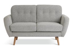 Habitat Finney Fabric 2 Seater Sofa in a Box - Grey - thumbnail 1