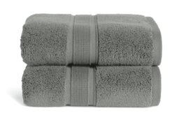 Habitat Supersoft 2 Pack Hand Towel - Slate - thumbnail 1