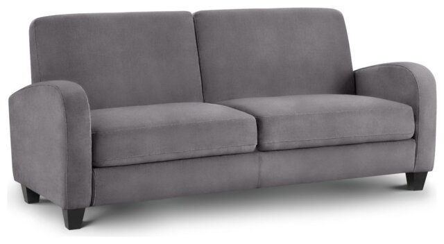 Julian Bowen Vivo Fabric 2 Seater Sofa - Grey - image 1