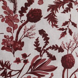 Argos Home Burgundy Foliage Print Bedding Set - Double - thumbnail 2