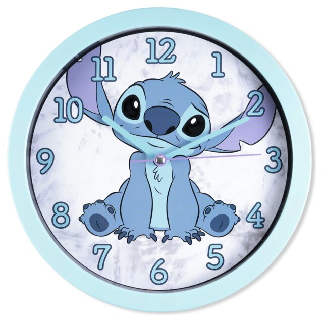 Disney Lilo & Stitch Kids Wall Clock - Blue - image 1