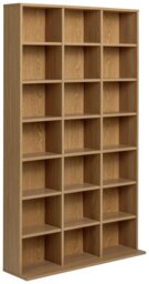 Argos Home Islington CD and DVD Media Storage - Oak Effect - thumbnail 1