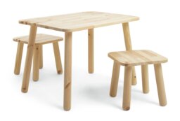 Habitat Kids Felix Table and 2 Chairs - Pine - thumbnail 2