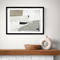 East End Prints Priory Black Frame Art Print - A2 - thumbnail 1