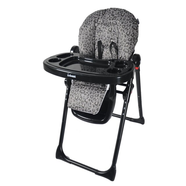 My Babiie MBHC8 Premium Highchair Black Leopard by Argos