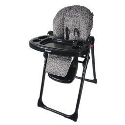 My Babiie MBHC8 Premium Highchair - Black Leopard - thumbnail 1