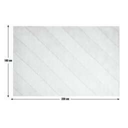 Habitat Archive Diagonal Stripe Blue Flatweave Rug-160x230cm - thumbnail 2