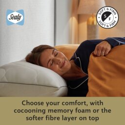 Sealy Dual Comfort Memory Foam Pillow - thumbnail 2