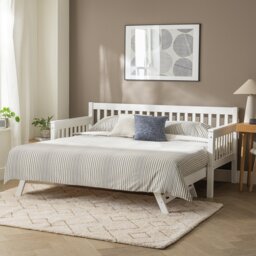 Argos Home Aspley Trundle Day Bed - White - thumbnail 2