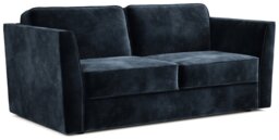 Jay-Be Elegance Velvet 3 Seater Sofa Bed - Charcoal - thumbnail 1