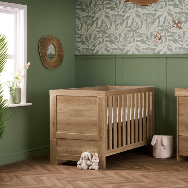 Obaby  Nika Cot Bed - Oak - image 1