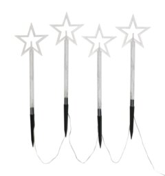 Argos Home Pack of 4 Christmas Star Path Finder Lights - thumbnail 2