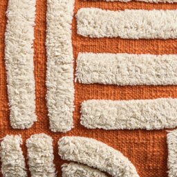Habitat Tufted Cushion - Rust - 30x60cm - thumbnail 2