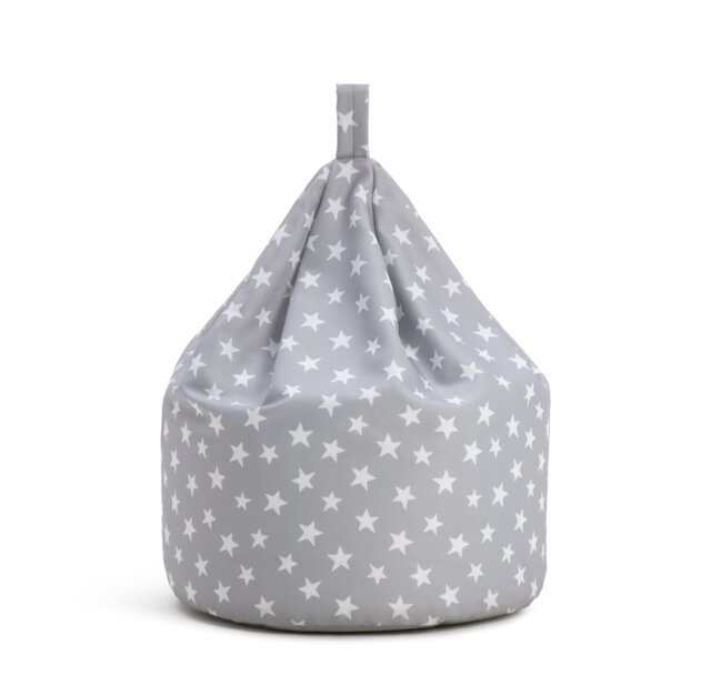 Habitat Kids Grey Stars Bean Bag - image 1