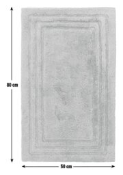 Habitat Cotton Deep Pile Tufted Bath Mat - Rustic Blue - thumbnail 2