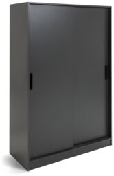 Argos Home Nova 2 Door Sliding Wardrobe - Anthracite - thumbnail 1