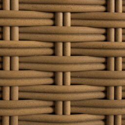 Habitat June 6 Seater Rattan Effect Patio Set - Brown - thumbnail 2