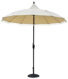 Norfolk Leisure Carrousel 2.5m Garden Parasol - Cream - thumbnail 2