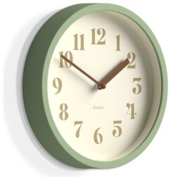Jones Clocks Modern Analogue Wall Clock - Green - thumbnail 2
