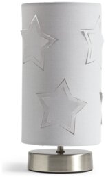 Argos Home Star Cut Out Table Lamp - Grey - thumbnail 2