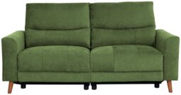Argos Home Ezra Fabric 3 Seater Recliner Sofa - Green - thumbnail 1