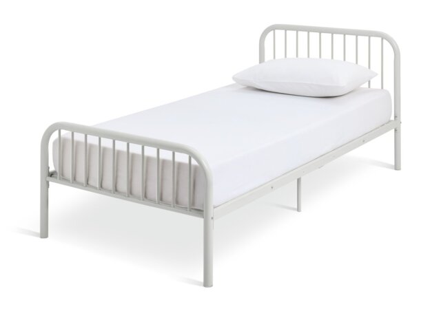 Habitat Ward Single Metal Bed Frame - Grey - image 1