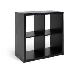 Habitat Squares Plus 4 Cube Storage Unit - Black - thumbnail 1