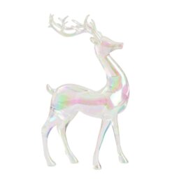 Habitat Iridescent Acrylic Reindeer Christmas Decoration - thumbnail 2