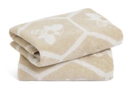 Argos Home Floral Bee 2 Pack Hand Towel - Beige