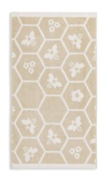 Argos Home Floral Bee 2 Pack Hand Towel - Beige - thumbnail 2