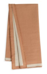 Habitat Blanket Stitch Throw - Plaster Pink - 125x150cm - thumbnail 2