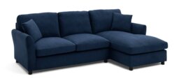 Argos Home Aleeza Fabric Right Hand Corner Sofa - Navy
