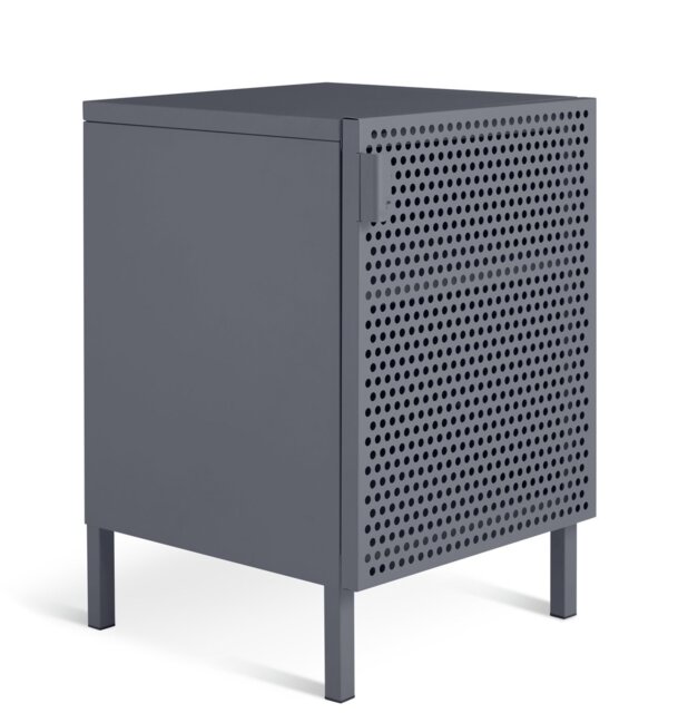 Habitat Landan 1 Door Bedside Table - Anthracite - image 1