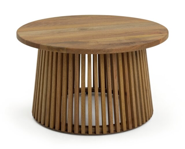 Habitat Jericho Round Coffee Table - Natural - image 1
