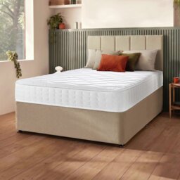 Silentnight Marlow 1000 Mirapocket Superking Divan Bed - Sandstone - thumbnail 1