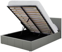 Argos Home Lavendon Double End Open Ottoman Bed Frame - Grey - thumbnail 2