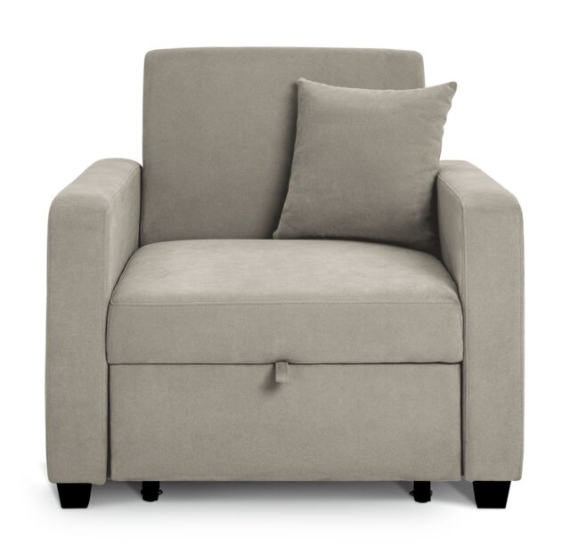 Habitat Reagan Single Fabric Chairbed - Natural - image 1