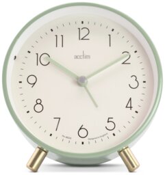 Acctim Fossen Analogue Alarm Clock - Sage - thumbnail 2