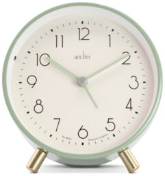 Acctim Fossen Analogue Alarm Clock - Sage