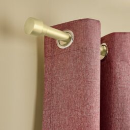 Argos Home Extendable Metal Stud Gold Curtain Pole - 165 - 300cm - thumbnail 2