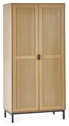 Julian Bowen Sia 2 Door Wardrobe - Beige - thumbnail 2