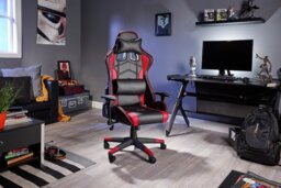 X Rocker Alpha eSports Office Gaming Chair - Red - thumbnail 2