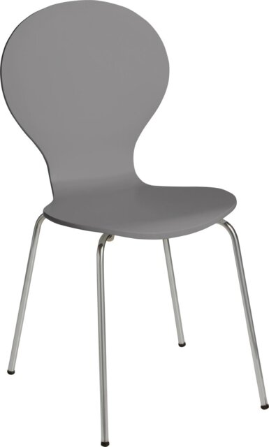 Habitat Bentwood Metal Dining Chair - Jet Grey - image 1