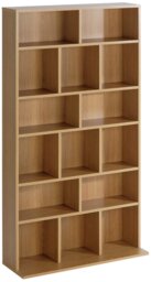 Argos Home Wide CD and DVD Unit - Oak Effect - thumbnail 2