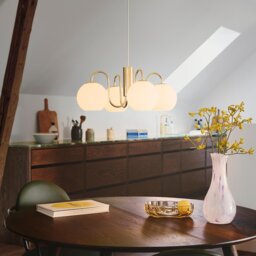 Nordlux Franca 4 Spot Pendant Light - Brass - thumbnail 1