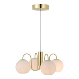 Nordlux Franca 4 Spot Pendant Light - Brass - thumbnail 2