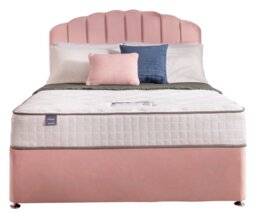 Silentnight Middleton Double Memory 4 Drawer Divan Bed- Pink - thumbnail 2