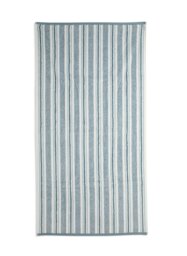 Habitat Coastal Stripe 4 Piece Towel Bale - Blue & White - thumbnail 2