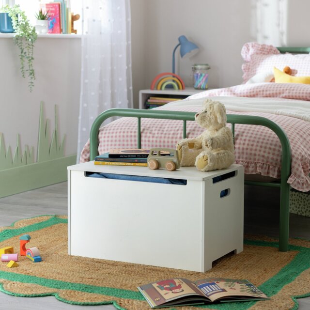 Habitat Kids Joni Toy Box - White - image 1